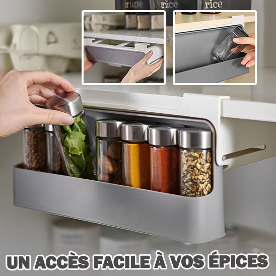 SPICESLIDE™ | Solution de Rangement Durable - Enfin Cuisine